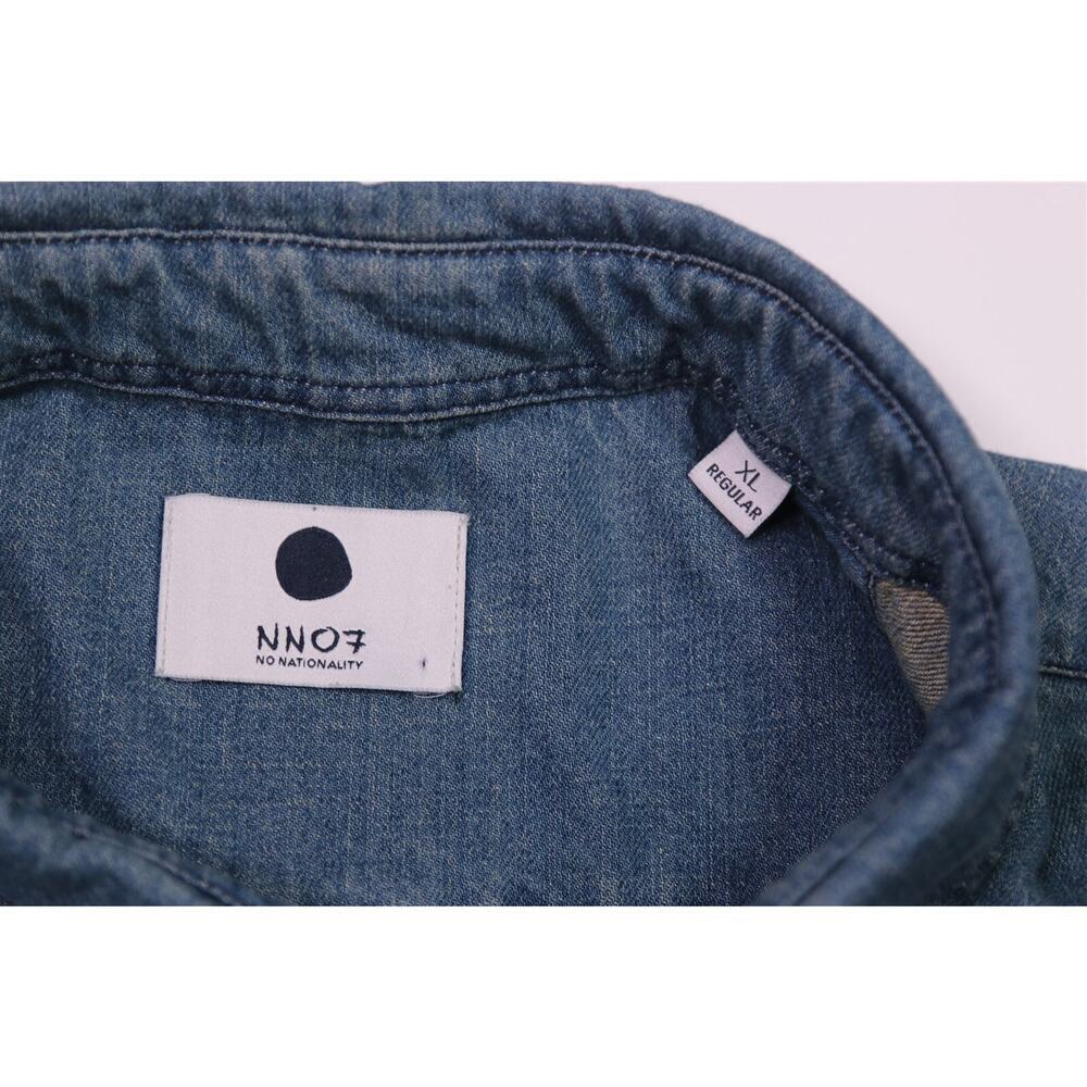 NN07 New Derek 5756 Denim Button-Up Shirt Men's XL New! - Picture 6 of 8